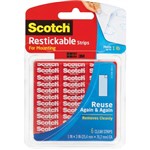 Scotch R101 Mounting Strips RUseclear 254x762mm 6 Strip